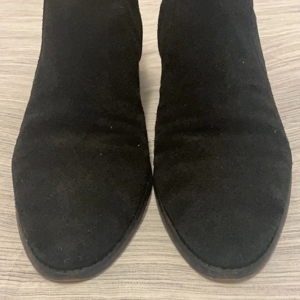 Madewell The Asher Boot in Suede & Leather, Black Sz 8.5 - Picture 6 of 12
